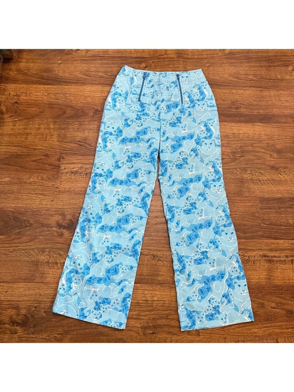 Vintage 1970s Lilly Pulitzer orange label printed pants